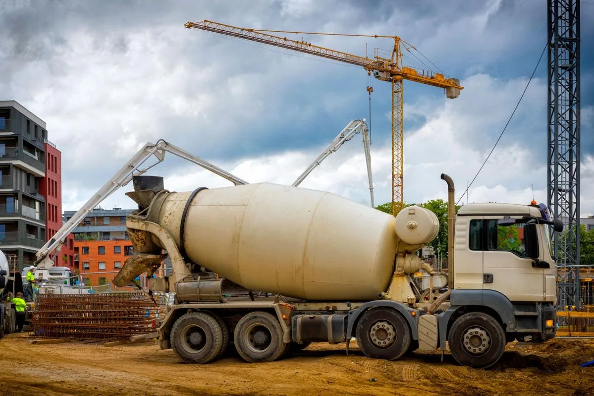 Concrete mixer truck